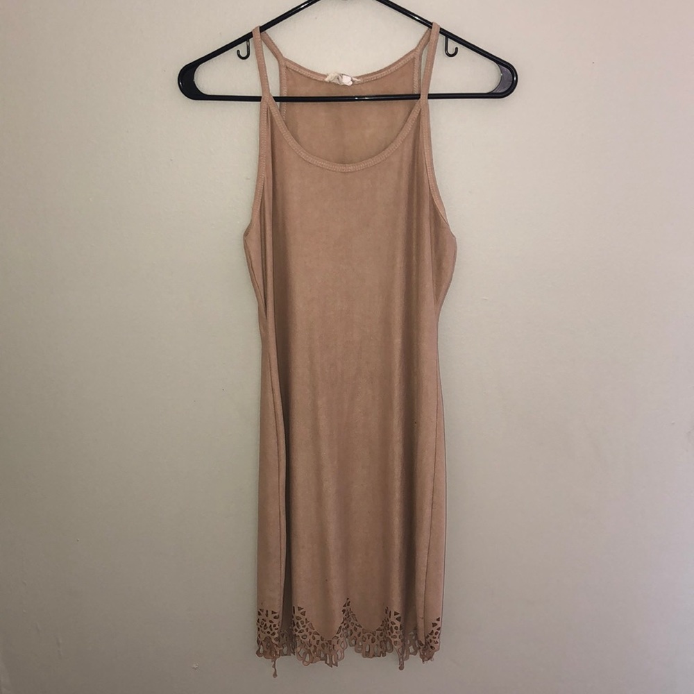 Soft tan dress